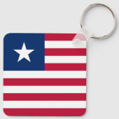 Liberia Flag Sleutelhanger (Achterkant)
