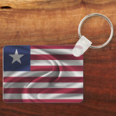Liberia Flag Sleutelhanger (Voorkant)