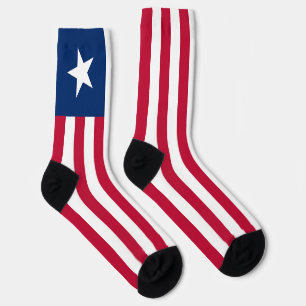 Liberia Flag Sokken