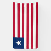 Liberia Flag Spandoek (Verticaal)