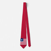 Liberia Flag Stropdas (Voorkant)