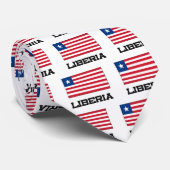 Liberia Flag Stropdas (Opgerold)