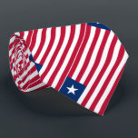 Liberia Flag Stropdas<br><div class="desc">Patriottische vlag van Liberia.</div>