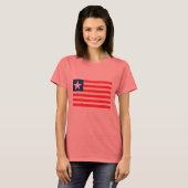 Liberia Flag T-shirt (Voorkant volledig)