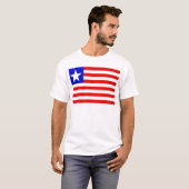 Liberia Flag T-shirt (Voorkant volledig)