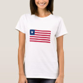 Liberia Flag T-shirt (Voorkant)