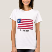 Liberia Flag T-shirt (Voorkant)