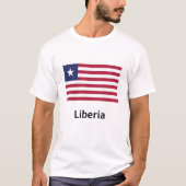 Liberia Flag T-shirt (Voorkant)
