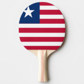 Liberia Flag Tafeltennisbatje (Voorkant)