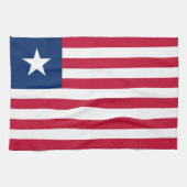 Liberia Flag Theedoek (Horizontaal)