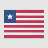 Liberia Flag Tissuepapier (Voorkant)