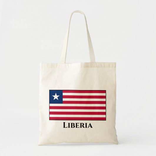 Liberia Flag Tote Bag (Voorkant)