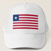 Liberia Flag Trucker Pet (Voorkant)