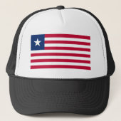 Liberia Flag Trucker Pet (Voorkant)