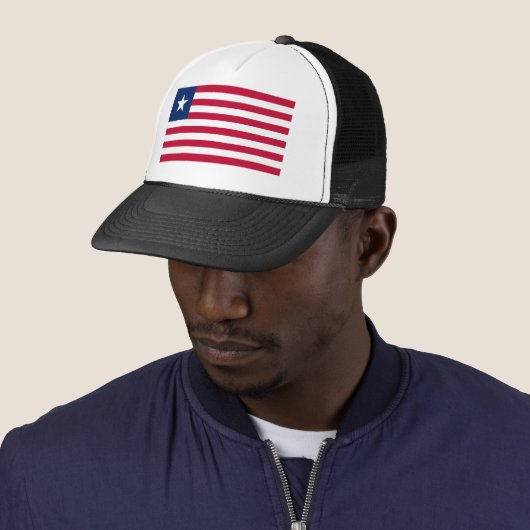 Liberia Flag Trucker Pet (In situ)