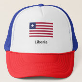 Liberia Flag Trucker Pet (Voorkant)