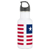 Liberia Flag Waterfles (Achterkant)