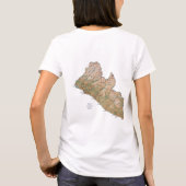 Liberia Flag x Map T-Shirt (Achterkant)
