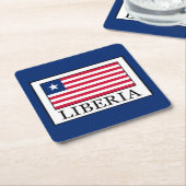 Liberia Kartonnen Onderzetters (Schuin)