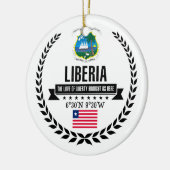 Liberia Keramisch Ornament (Links)