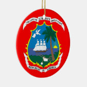 LIBERIA*- keramische kerstversieringen Keramisch Ornament (Rechts)