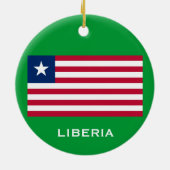 LIBERIA*- keramische kerstversieringen Keramisch Ornament (Achterkant)
