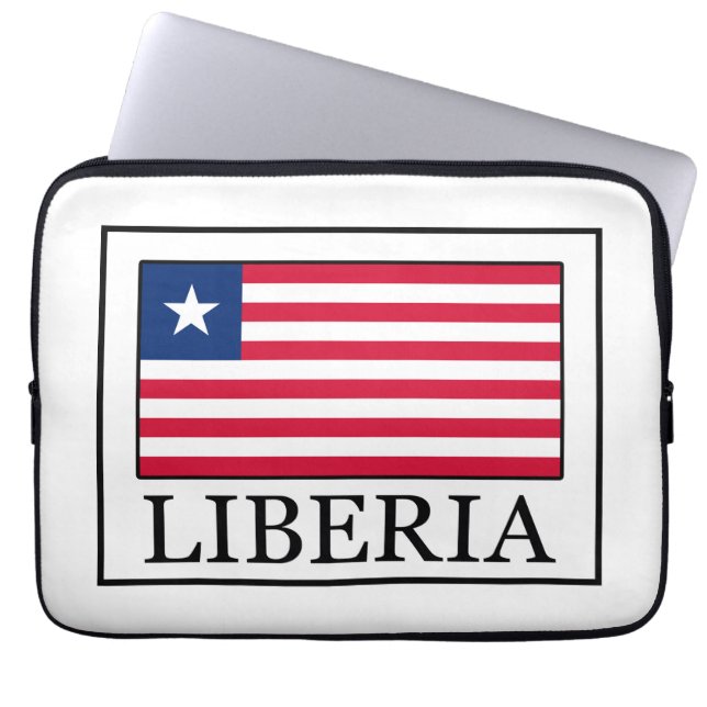 Liberia laptophoes laptop sleeve (Voorkant)