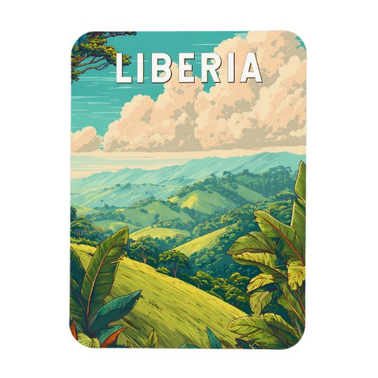 Liberia Magneet (Verticaal)