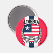 Liberia Magneet (Voorkant / Achterkant)
