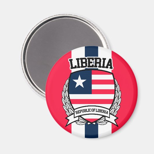 Liberia Magneet (Voorkant / Achterkant)