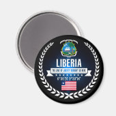 Liberia Magneet (Voorkant / Achterkant)