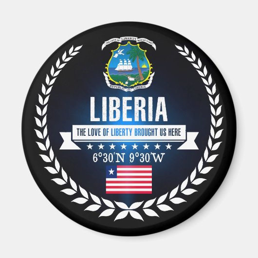 Liberia Magneet (Voorkant)