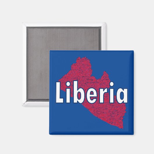Liberia Magneet (Voorkant / Achterkant)