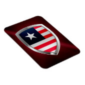 Liberia Metallic Emblem Magneet (Rechterzijde)