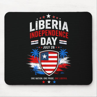Liberia Onafhankelijkheidsdag 26 juli Liberia Vlag Muismat