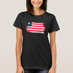 Liberia Outfit Liberia Vlag Symbool I Love Liberi T-shirt