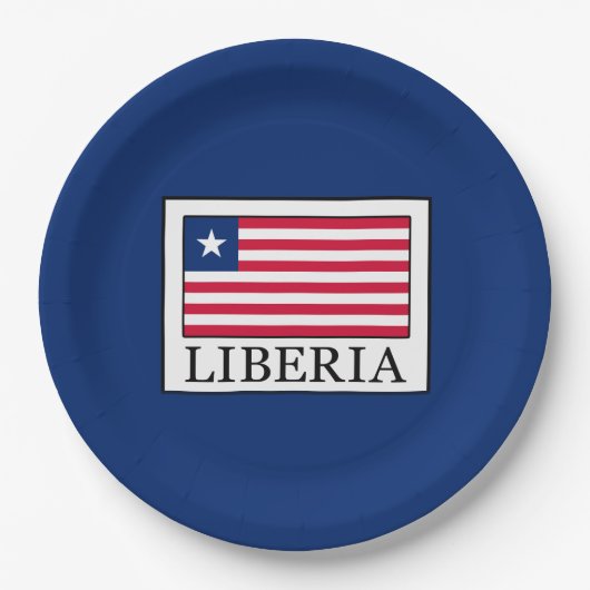 Liberia Papieren Bordje (Voorkant)