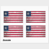 Liberia Rechthoekige Sticker (Vel)