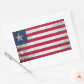 Liberia Rechthoekige Sticker (Envelop)