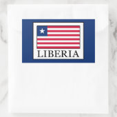 Liberia Rechthoekige Sticker (Tas)