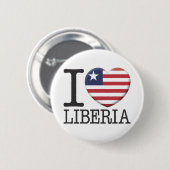 Liberia Ronde Button 5,7 Cm (Voorkant /achterkant)