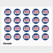 Liberia Ronde Sticker (Vel)