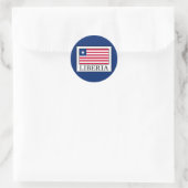 Liberia Ronde Sticker (Tas)