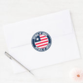 Liberia Round Emblem Ronde Sticker (Envelop)
