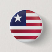 Liberia Round Icon Flag Ronde Button 3,2 Cm (Voorkant)