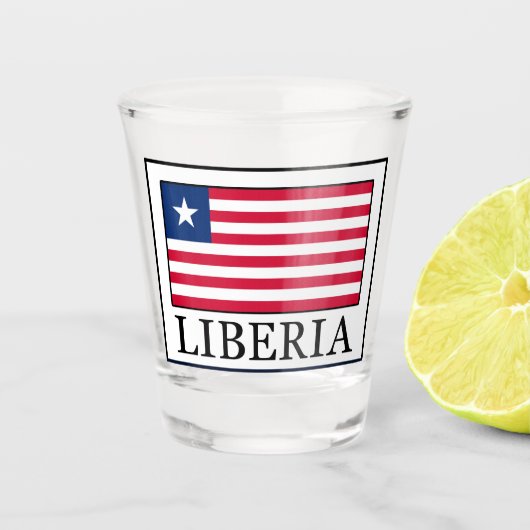 Liberia Shot Glas (Voorkant)