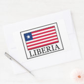 Liberia-sticker Rechthoekige Sticker (Envelop)