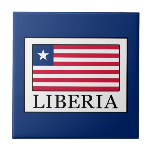 Liberia Tegeltje (Voorkant)