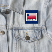 Liberia Vierkante Button 5,1 Cm (In situ)
