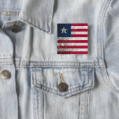 Liberia Vierkante Button 5,1 Cm (In situ)